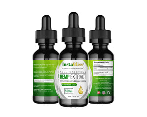 InstaBliss™ CBD Full Spectrum 500mg Tincture Drops A Higher Level Of Nutrition™