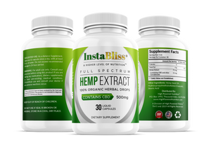 InstaBliss™ CBD Full Spectrum 500mg Capsules A Higher Level Of Nutrition™