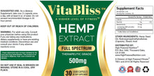 Load image into Gallery viewer, VitaBliss™ CBD Full Spectrum 500mg Capsules A Higher Level Of Fitness™