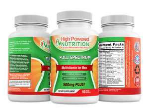 High Powered Nutrition™  Men's Multivitamin Fuel Your Performance With Power™