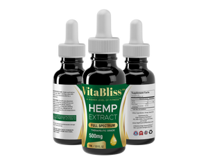 VitaBliss™ CBD Full Spectrum 500mg Tincture Drops A Higher Level Of Fitness™